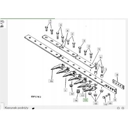 John Deere Schumacher bayonet left side Hedr 82