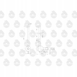 Left ball joint mf 3 original ursus 3027647m1