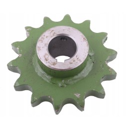 Steel chain wheel with 14 1 fi 30 spread
