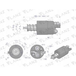 Starter switch with redu mf4 massey ferguson glanz
