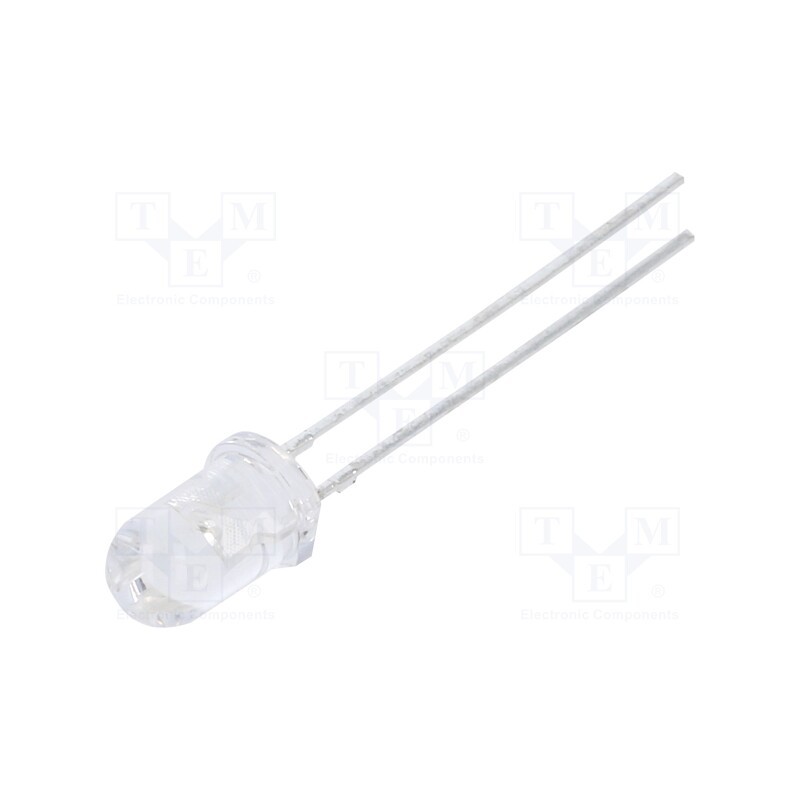 5 pcs x CREE LED - C503B-GCN-CY0C0792 - LED, 5mm, green, 5860÷32900mcd, 30°, Front: convex, 3.2÷4V, 120mW