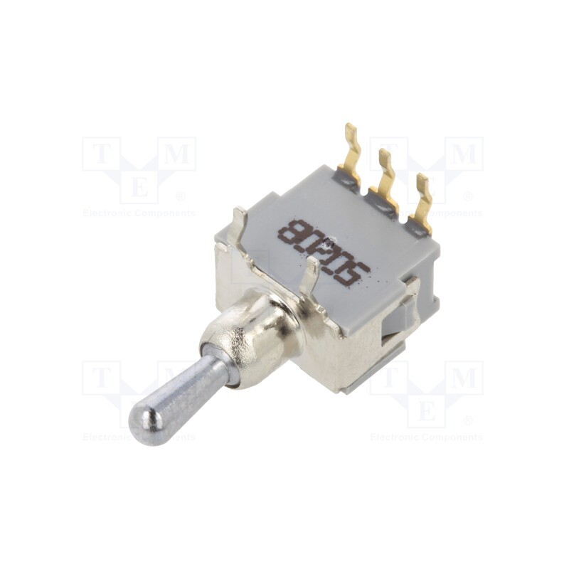 1 pcs x KNITTER-SWITCH - ATE 1 G-RA - Switch: toggle, Pos: 3, SPDT, (ON)-OFF-(ON), 0.05A, 0.05A, -20÷85°C