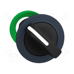 1 pcs x SCHNEIDER ELECTRIC - ZB5FD2 - Switch: rotary, 30mm, Stabl.pos: 2, black, none, IP66, witout symbol