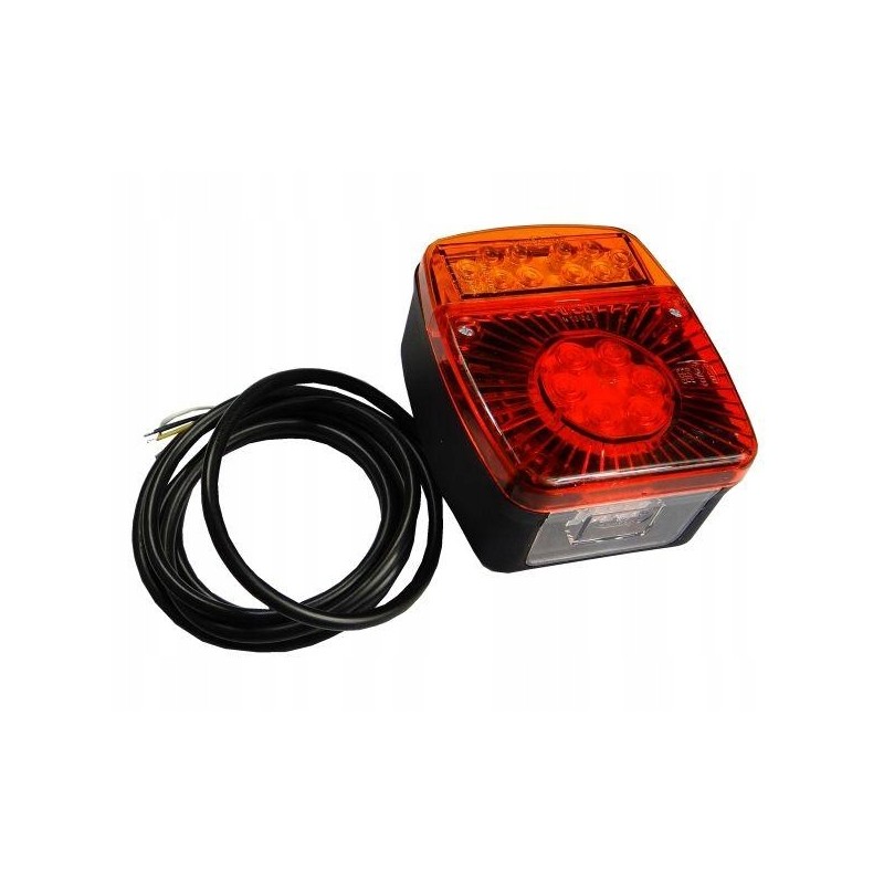 LED trailer lamp with board lighting