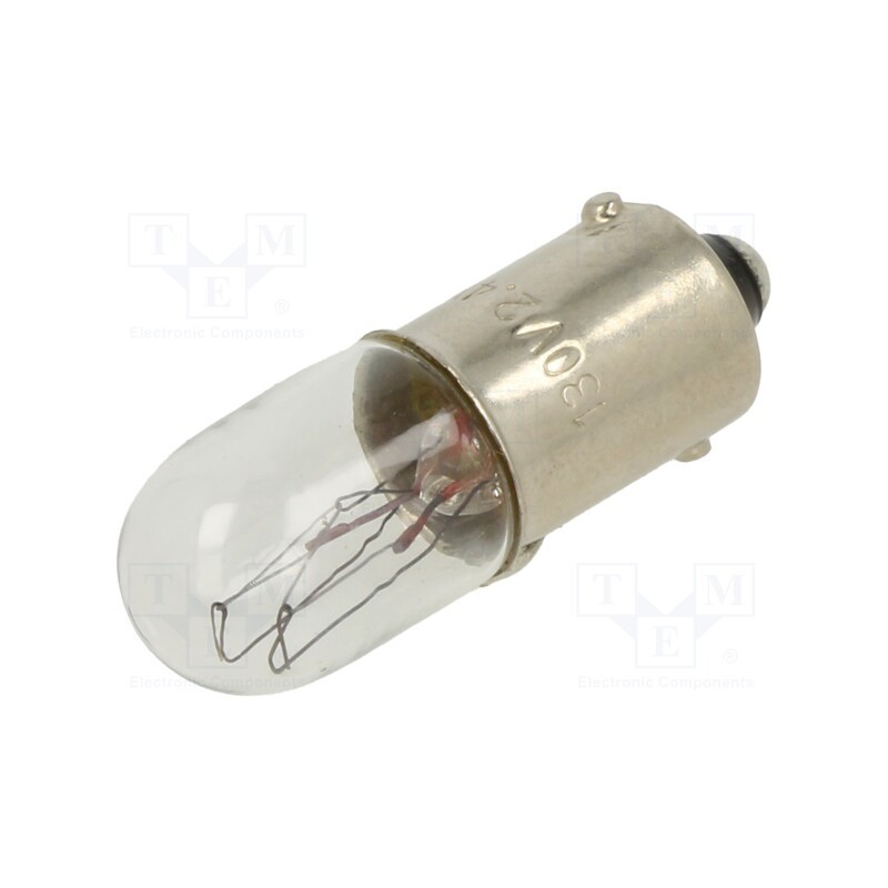 1 pcs x SCHNEIDER ELECTRIC - DL1CE130 - Bulb, 130VAC, Cap: BA9S
