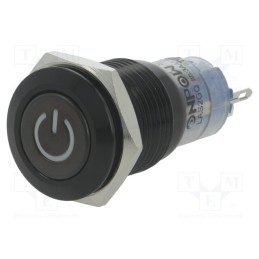1 pcs x ONPOW - LAS2GQF-11ZDT/Y/24V/A - Switch: vandal resistant, Pos: 2, SPDT, 0.5A/220VAC, 1A/24VDC, IP40