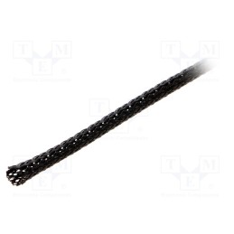 50 m x HELUKABEL - HGP 10-20MM - Polyester braid, ØBraid : 10÷20mm, polyester, black, -50÷150°C