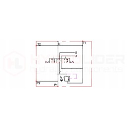 1-section distributor, 120l, engine control