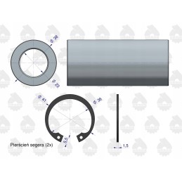 Wide nail extension forms, 500 pieces, silver