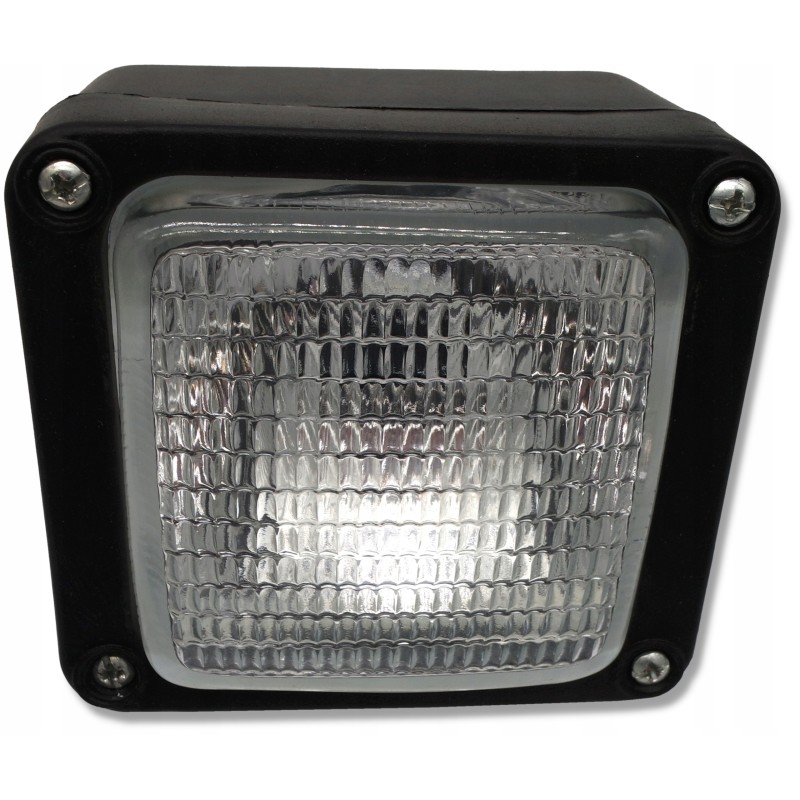 Rectangular work lamp h3 12v 55w halogen