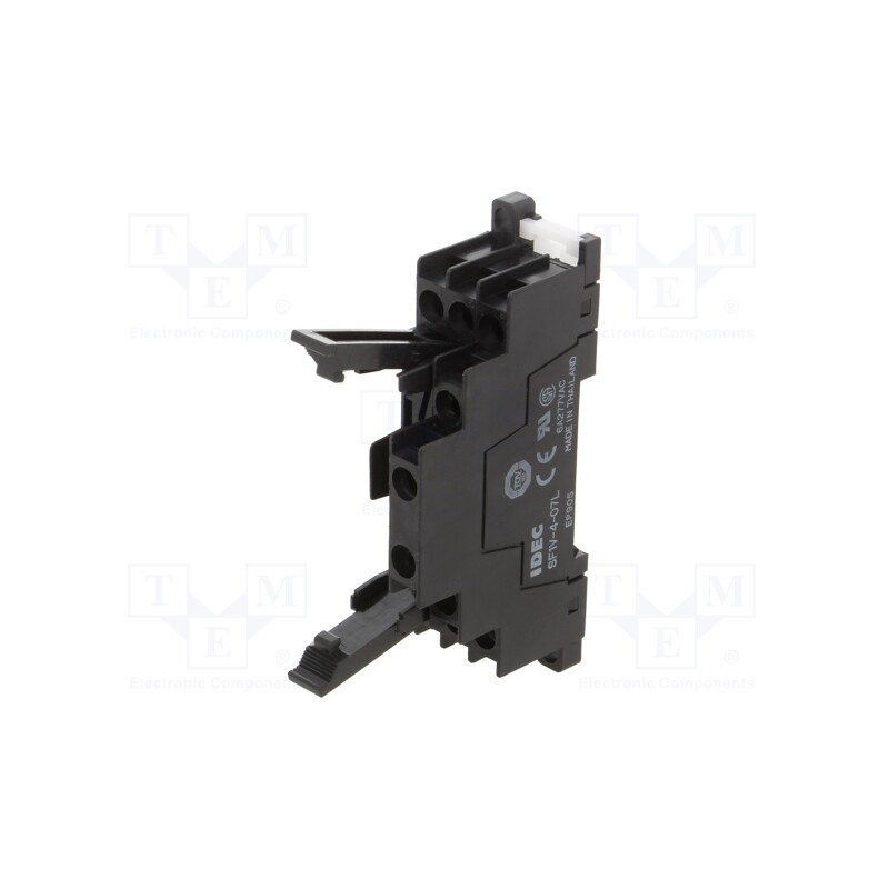 1 pcs x IDEC - SF1V-4-07L - Socket, 6A, 250VAC, for DIN rail mounting, -40÷85°C, max.250VDC