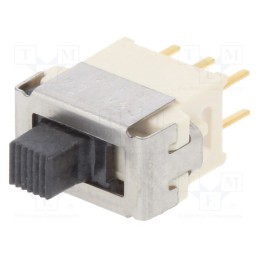 1 pcs x C&K - ES21MCBE - Switch: slide, Pos: 2, DPDT, 0.4A/20VAC, 0.4A/20VDC, ON-ON, SMT, ES
