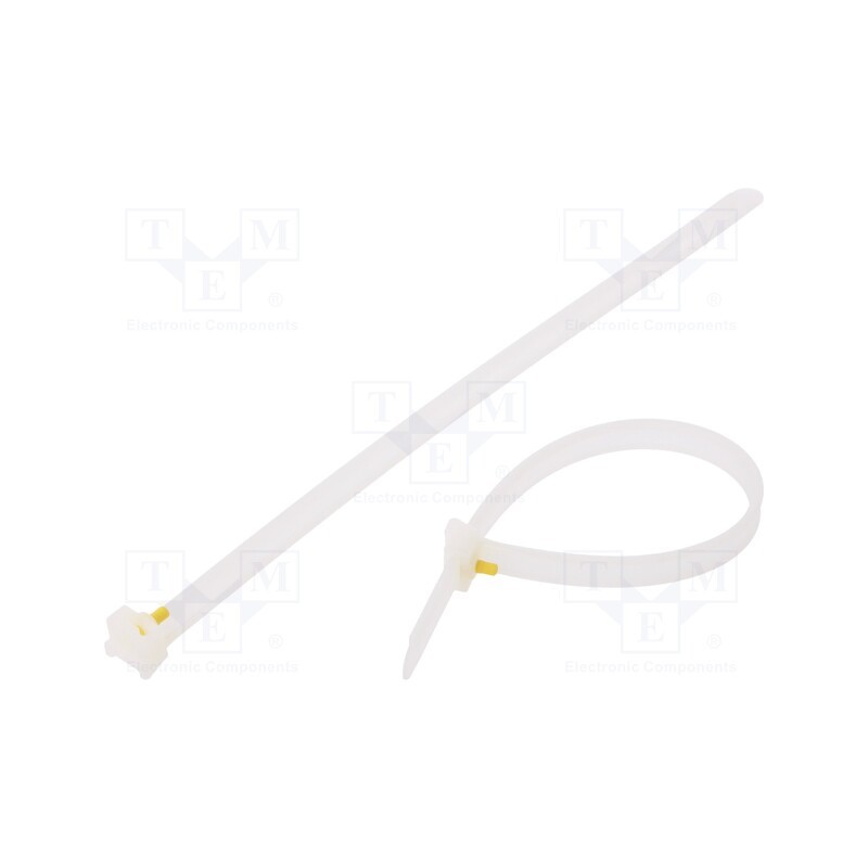 50 pcs x HELLERMANNTYTON - 121-82119 - Cable tie, L: 210mm, W: 8mm, polyamide, 785N, natural, Ømax: 47mm
