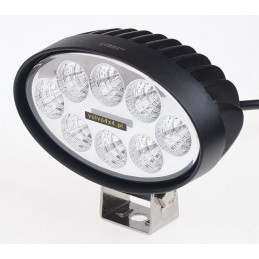 Halogen LED work lamp 24w oval reflector 12 24