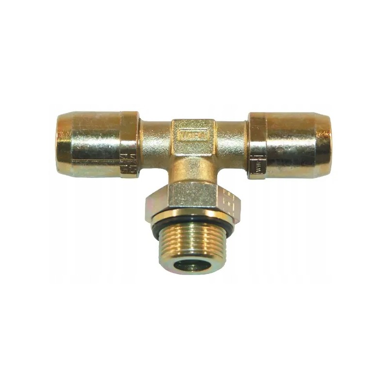 Threaded tee 6 m12 x 1 5