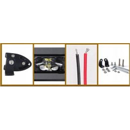 Set of 2x halogen work lamp bar LED 36w 10 30v