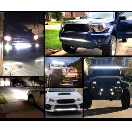 Set of 2x halogen work lamp bar LED 36w 10 30v