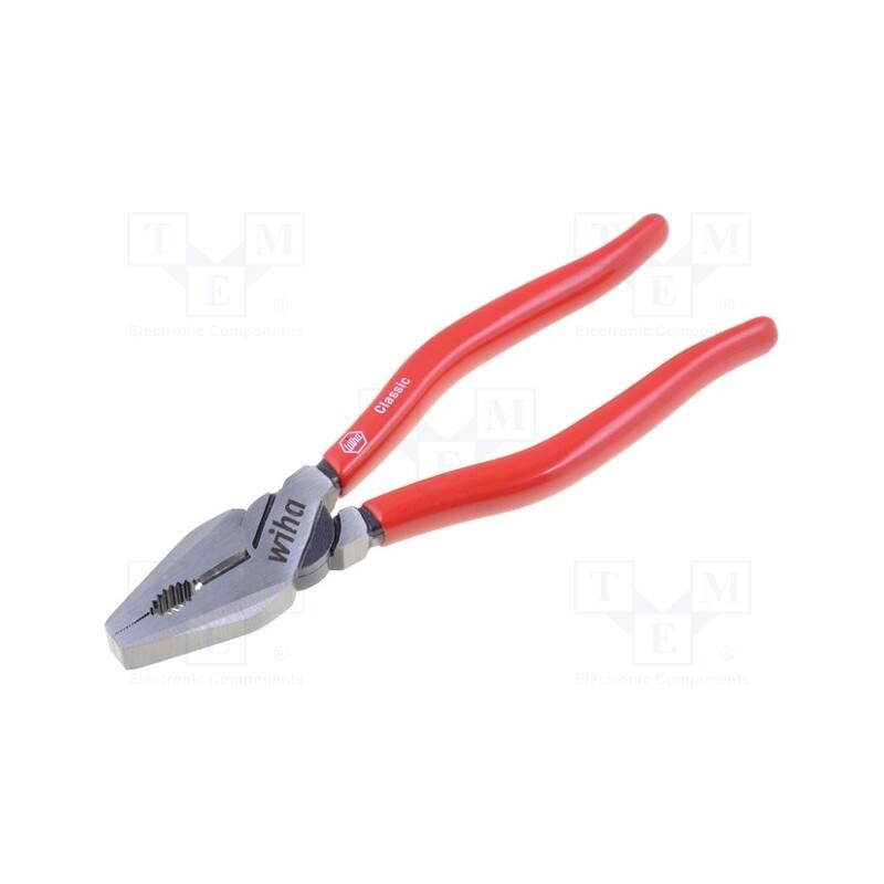 1 pcs x WIHA - 26706 - Pliers, universal, 180mm, Classic, Blade: about 62 HRC