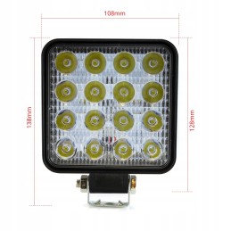 48w 30 degree square work lamp