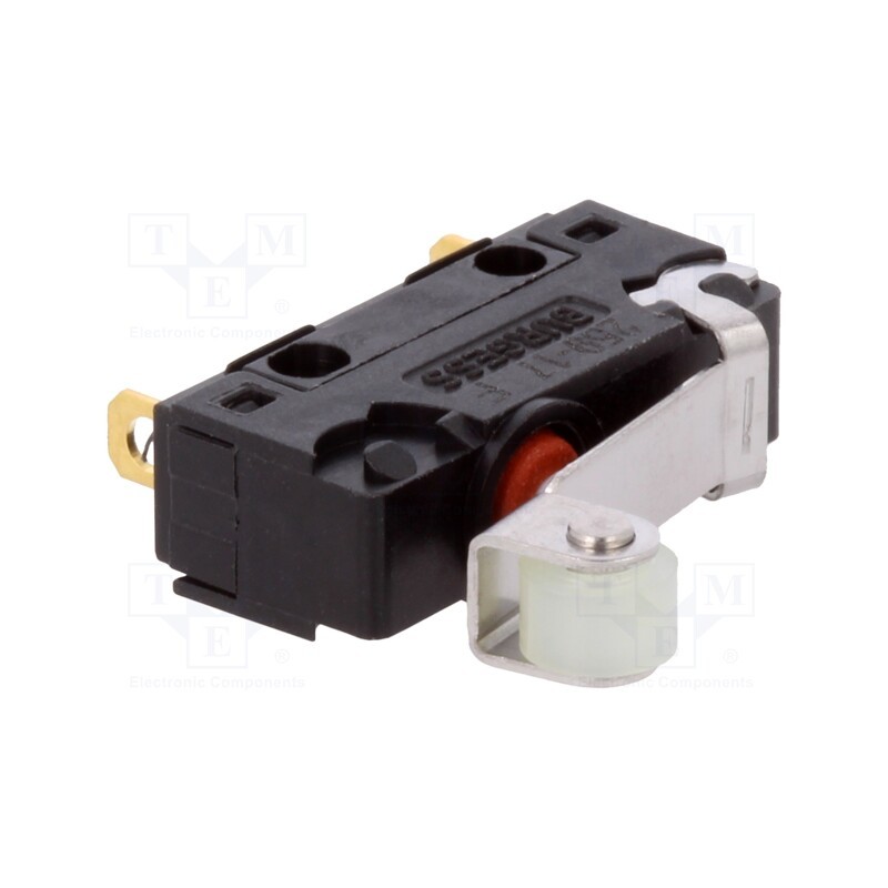 1 pcs x SAIA-BURGESS - V4NCST7C2-AR10 - Microswitch SNAP ACTION, 5A/250VAC, with lever (with roller)