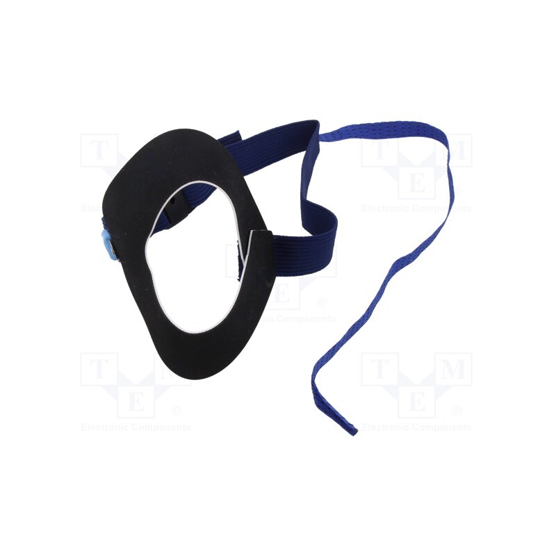 1 pcs x DESCO EUROPE - 70050 - ESD shoe grounder, ESD, Features: under heel,resistor 1MΩ, blue