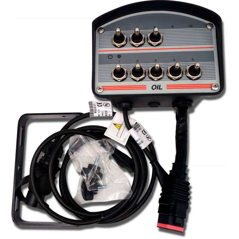 Cetop 12v distributor control panel, 8 buttons