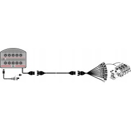 Cetop 12v distributor control panel, 8 buttons