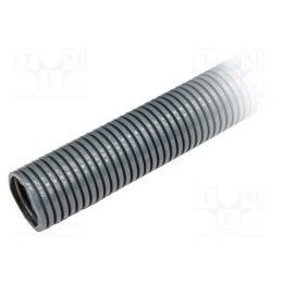 50 m x HUMMEL - 1.510.2100.14 - Protective tube, Size: 23, polyamide, grey, -40÷120°C, Øint: 23mm