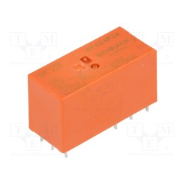 1 pcs x TE Connectivity - 5-1393243-6 - Relay: electromagnetic, DPDT, Ucoil: 24VDC, 8A, 8A/250VAC, 8A/30VDC