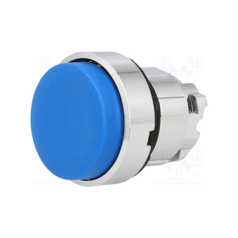 1 pcs x SCHNEIDER ELECTRIC - ZB4BL6 - Switch: push-button, 22mm, Stabl.pos: 1, blue, none, IP66, prominent