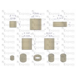 Set of starter sliding bearings b140977 15