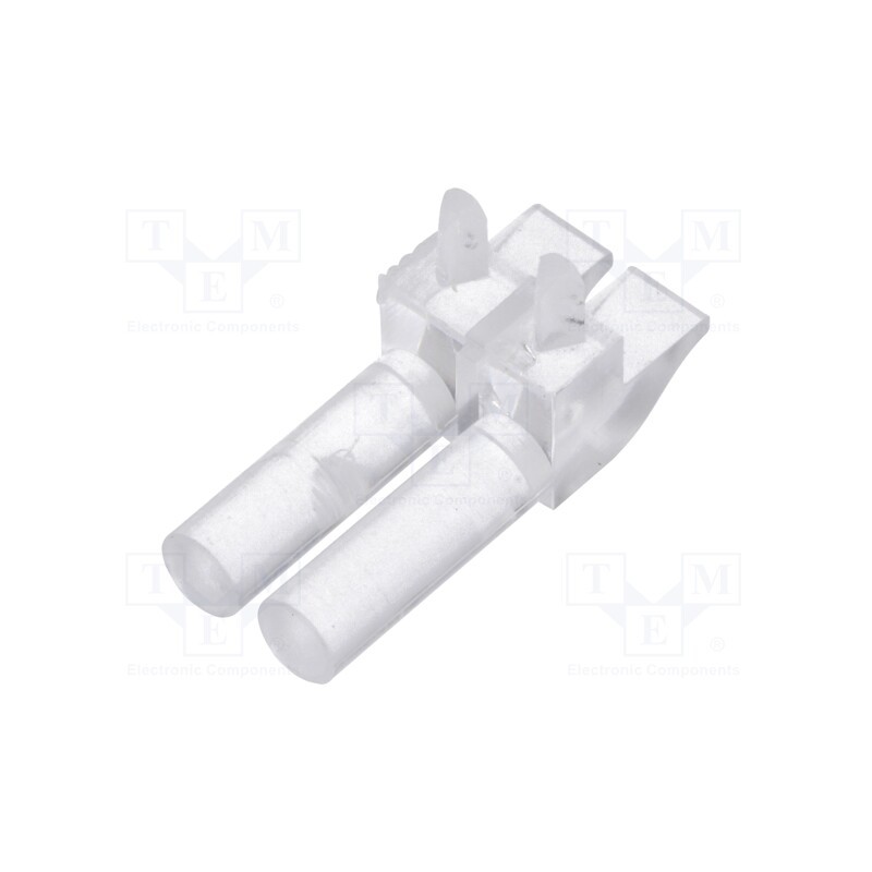 10 pcs x MENTOR - 1271.2002 - Fiber for LED, round, Ø2mm, No.of mod: 2, Front: convex