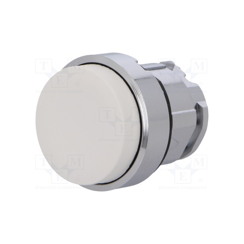 1 pcs x SCHNEIDER ELECTRIC - ZB4BL1 - Switch: push-button, 22mm, Stabl.pos: 1, white, none, IP66, Pos: 2