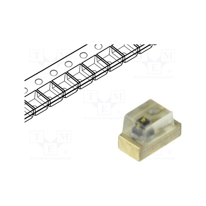 5 pcs x KINGBRIGHT ELECTRONIC - KP-1608F3C - IR transmitter, 940nm, transparent, 1.2mW, 120°, SMD, 20mA