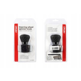 Black ball handlebar knob with ball bearings