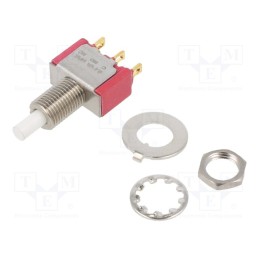 1 pcs x C&K - 8125SYZBE - Switch: push-button, Pos: 2, SPDT, 0.02A/20VAC, 0.02A/20VDC, 1GΩ