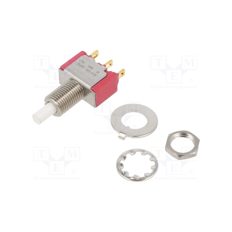 1 pcs x C&K - 8125SYZBE - Switch: push-button, Pos: 2, SPDT, 0.02A/20VAC, 0.02A/20VDC, 1GΩ