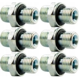 Connections to a 2-section hydraulic distributor, 80l