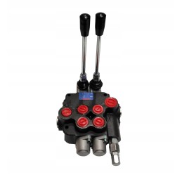 Connections to a 2-section hydraulic distributor, 80l