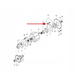Bg8852333 sealing washer 4 mm thick