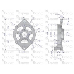 Alternator front cover 0120488205 new type