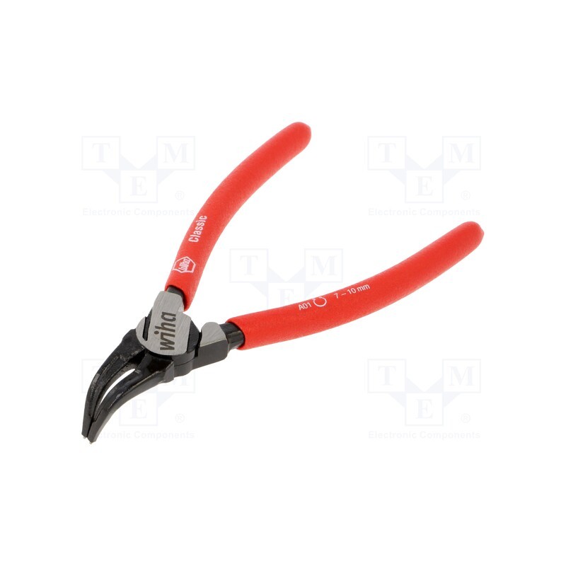 1 pcs x WIHA - 34703 - Pliers, for circlip, external, 7÷10mm, Pliers len: 140mm, Classic