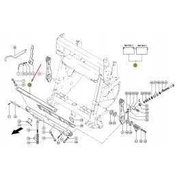Claas 495274 reinforced corn shearer