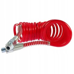 Spiral connection cable, red, polyamide