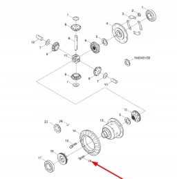 Ft300 38 186 differential gear screw