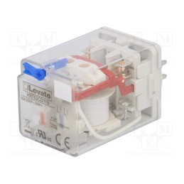 1 pcs x LOVATO ELECTRIC - HR702CD110 - Relay: electromagnetic, DPDT, Ucoil: 110VDC, Icontacts max: 10A