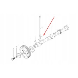 L375 02005 pusher rod glass