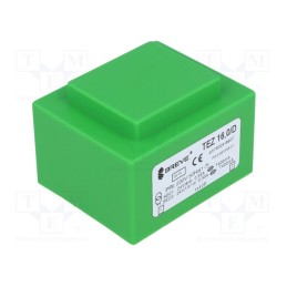 1 pcs x BREVE TUFVASSONS - TEZ16/D230/24-24V - Transformer: encapsulated, 16VA, 230VAC, 24V, 24V, 333.3mA, 333.3mA