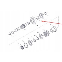 P5m42201102 shaft spacer