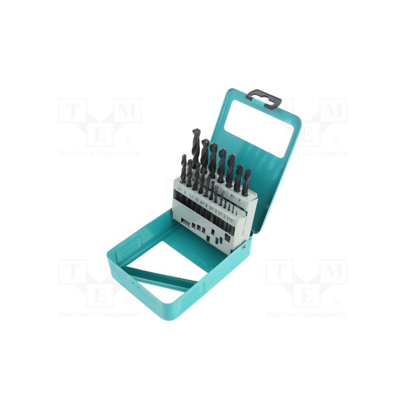 1 set x IRWIN - 10502502 - Drill set, for metal, high speed steel stal szybkotnąca HSS